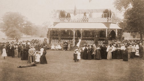Historic image of Lord Sheffield’s Pavilion at Sheffield Park and Garden